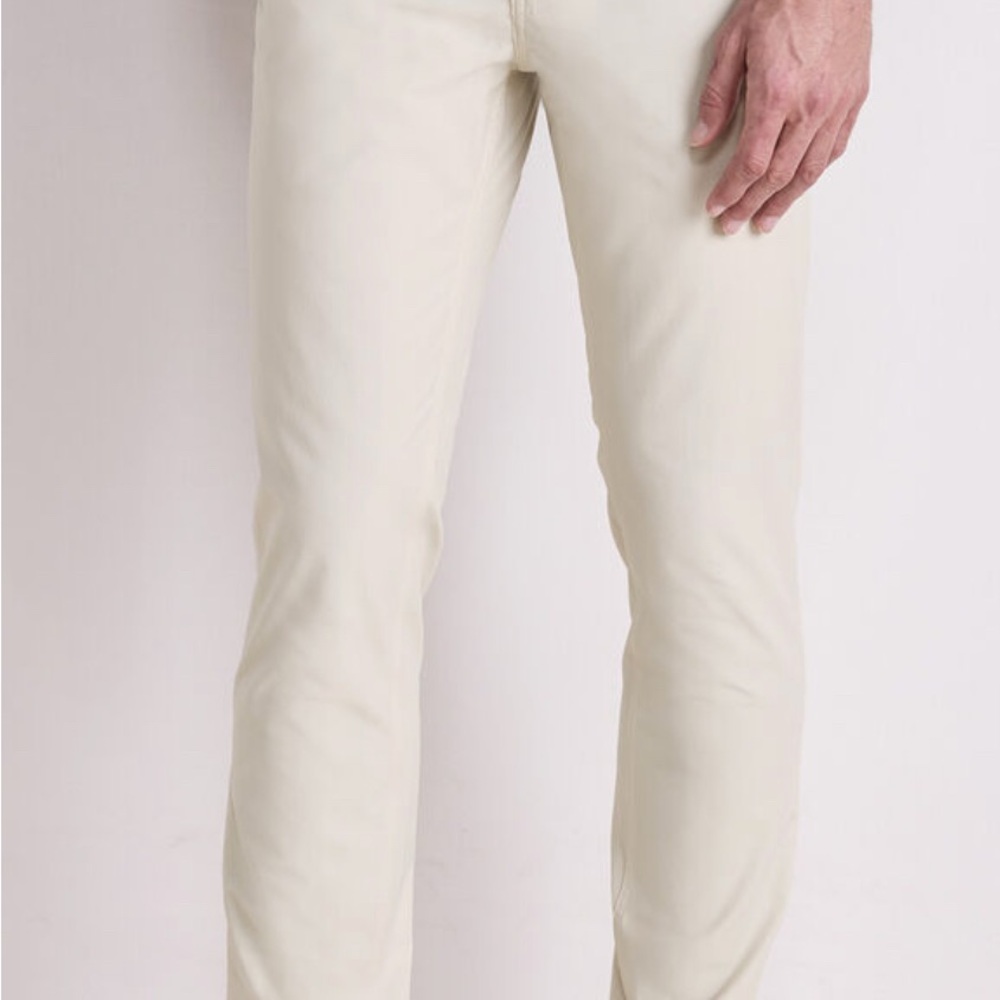 Men's Vineyard Vines Performance On-The-Go 5-Pocket Pants color: stone